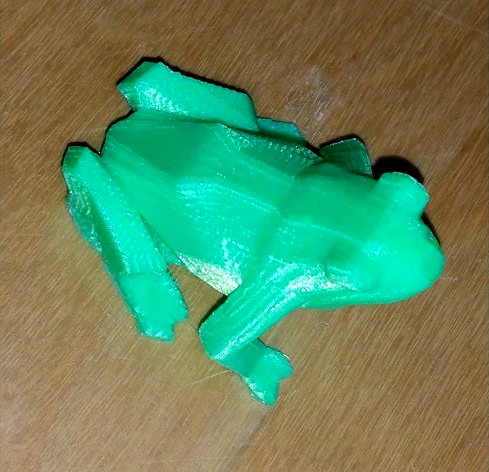 low poly frog