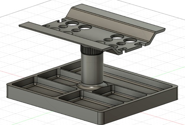 Adjustable RC Car Stand w/ Shocks Station