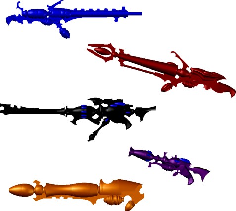 Evil Elf Weapons