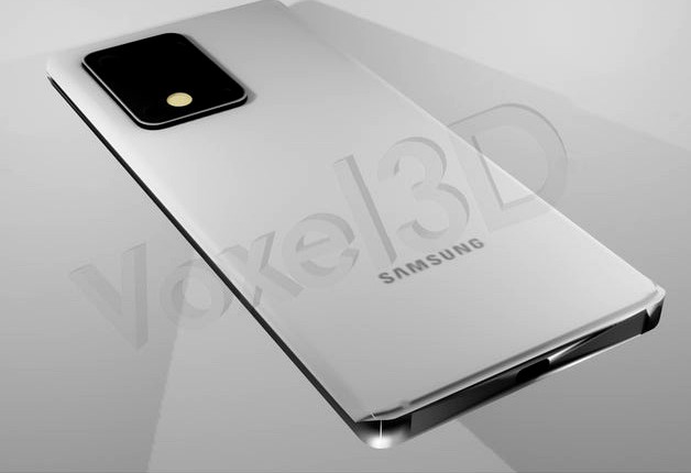 3D model of Rumored Samsung galaxy S20 Ultra