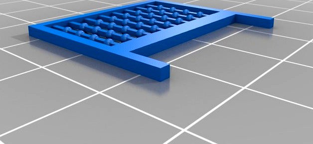 1/4" scale brass head-board and foot-board