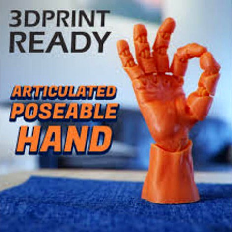 Articulated Poseable Hand