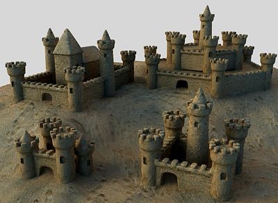 Sandcastle collection 3D Model