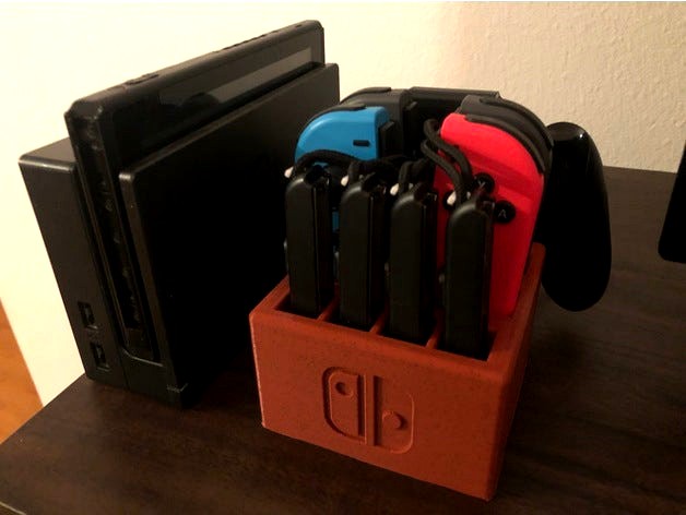 Nintendo Switch Joy Con Holder (4 Piece w/Joy Con Grip)