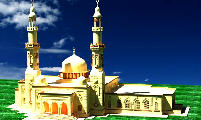 The great mosque 3D Model