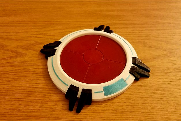 Portal Button Coaster