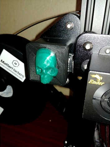 Skull Face QR Cover - Ender 3 Pro