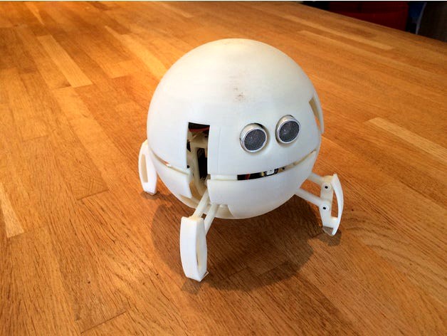 Spherical Quadruped Robot