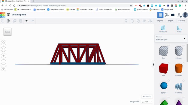cantilever bridge for engineering class