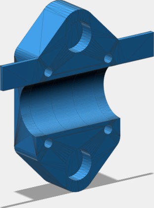 Hypercube Evolution Hidden Y Endstop Mount for LM10UU Y axis