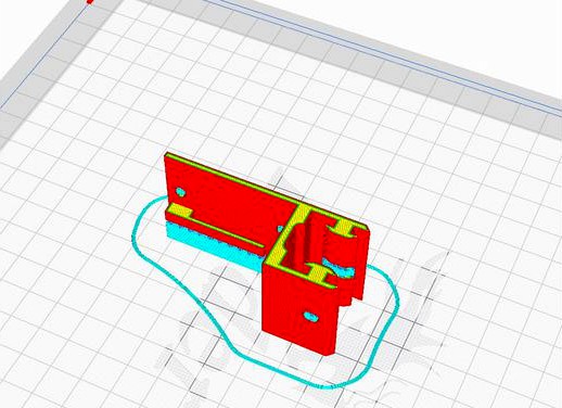 Ender 3 TriangleLab filament sensor direct drive mount