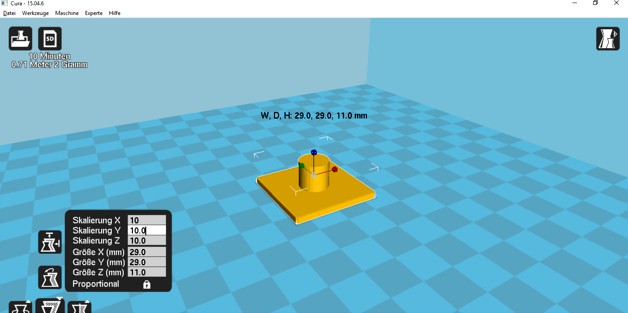 Rubiks Cube Zauberwürfel 1x1x1