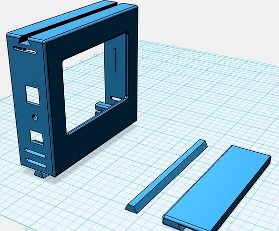 Stackable Case for Arduino Mega2560 and HiLetgo 3.5" IPS TFT LCD Display