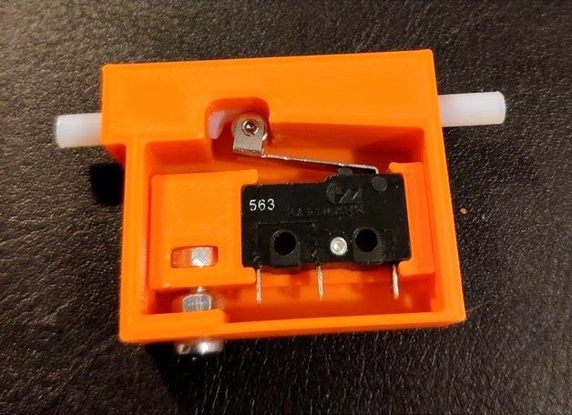 Adjustable filament sensor with PTFE tube