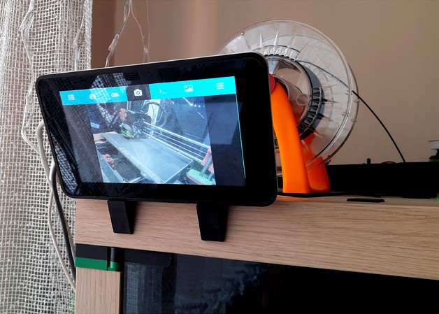 Case for Octopi with raspberry Pi 4B and 7" original LCD