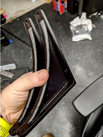 Replacement Shelf Brackets for BAMFOX floating shelf