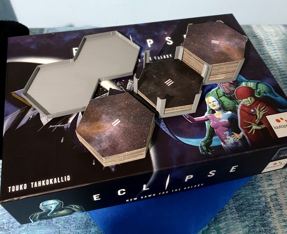 Eclipse Boardgame Hexagon Container