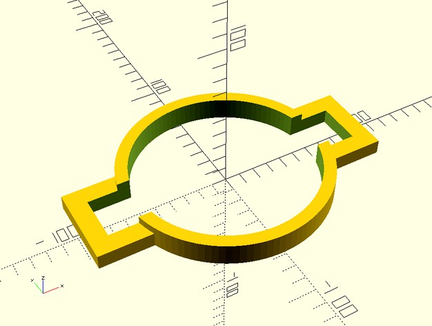 Support for cylindrical box