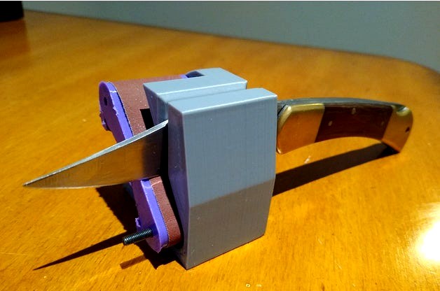 Sharpener sand strip