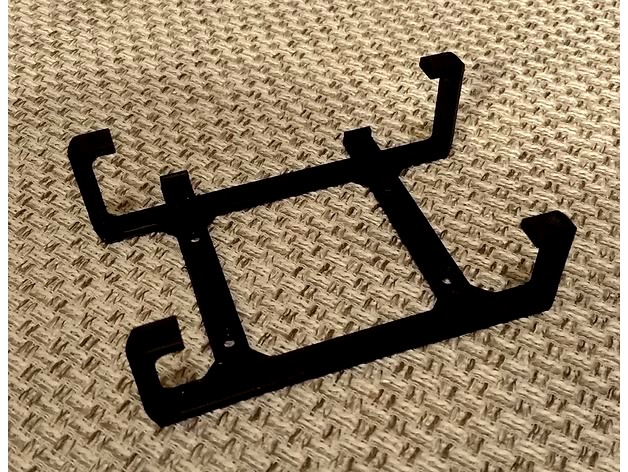 Mikrotik HAP AC2 Wall Mount Frame 3d Model