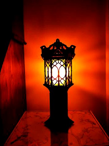 Gothic Lantern Post