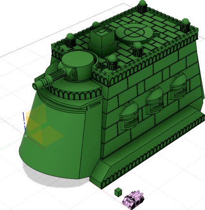 Epically Small Capitol City Sized Mobile Fortress