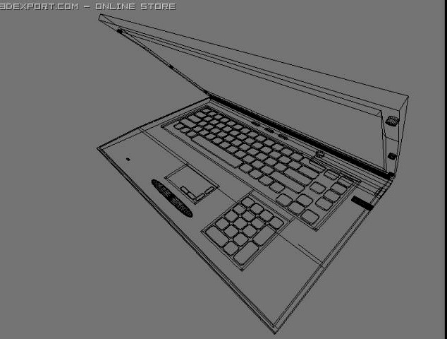 Laptop 3D Model