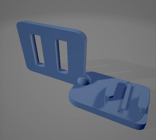 DJI Osmo Mobile gimbal - Go Pro mount