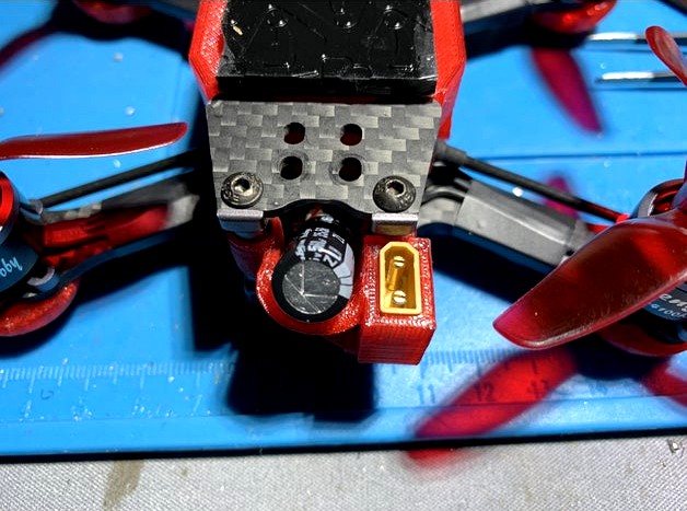 Armattan Gecko tail capacitor hammock and XT30 holder