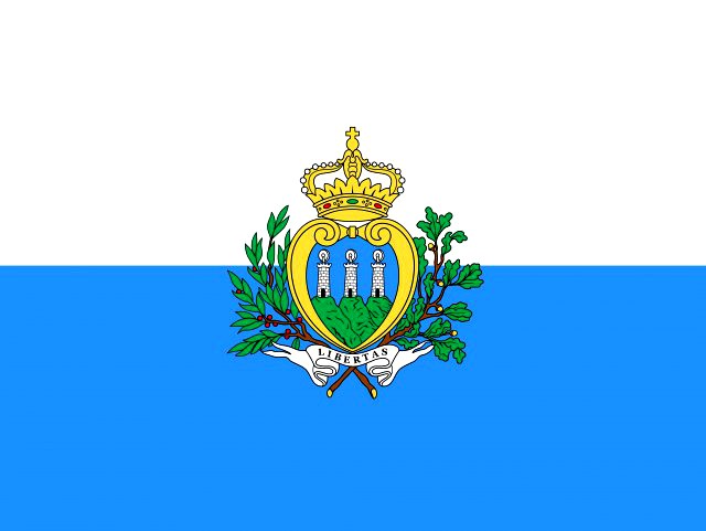 San Marino flag 3D Model