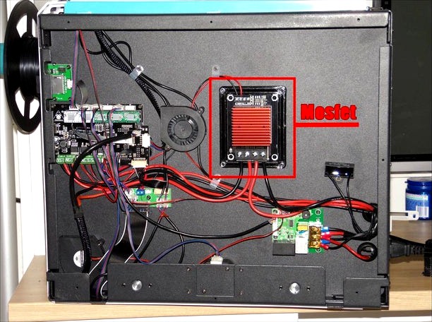 Support mosfet Anycubic 4 Max Pro