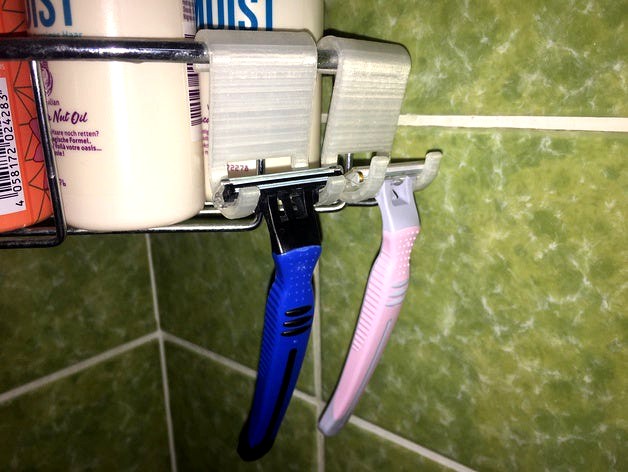 Holder for a body shaver