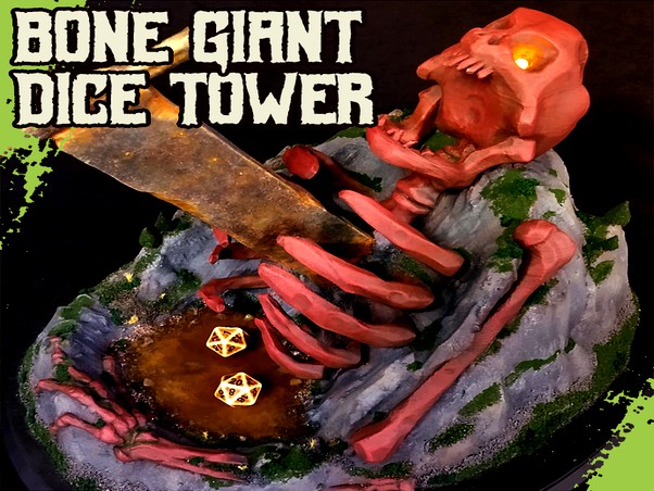 Bone Giant Dice Tower