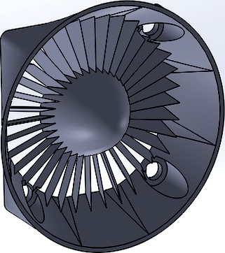 40mm Fan Inlet - Simple Turbine