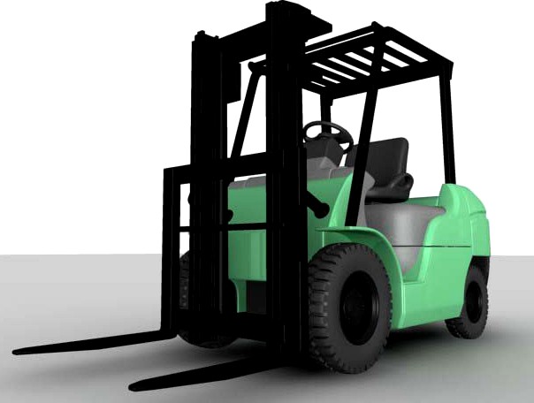 Forklift 3D Model