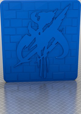 Mandalorian Wall Sign Mythosaur