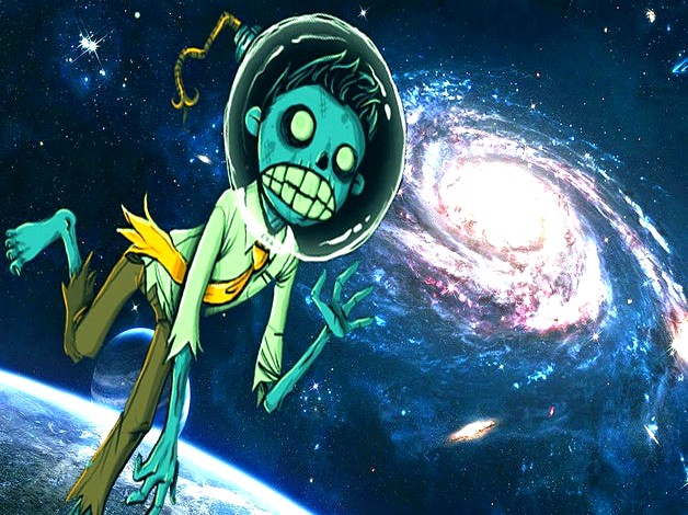 Space Zombie Warrior Proxy