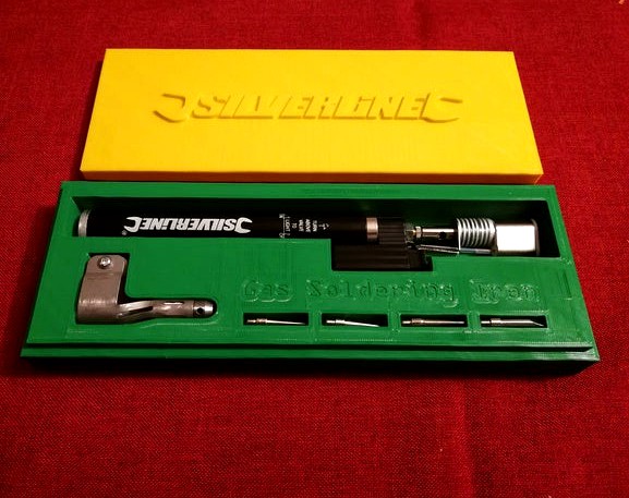 Silverline Gas Soldering Iron Container