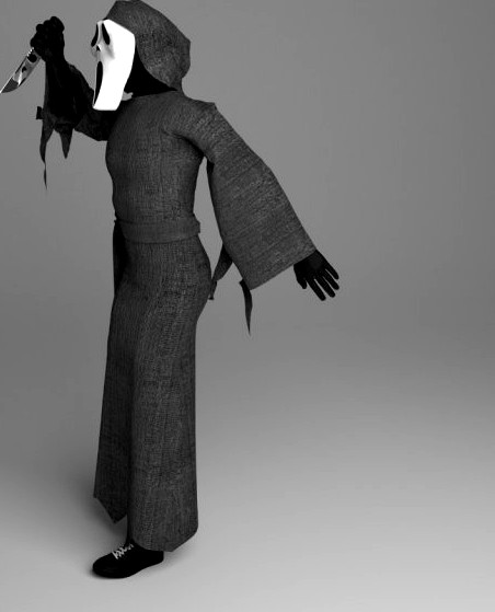 Scary Movie Costume 3D Model