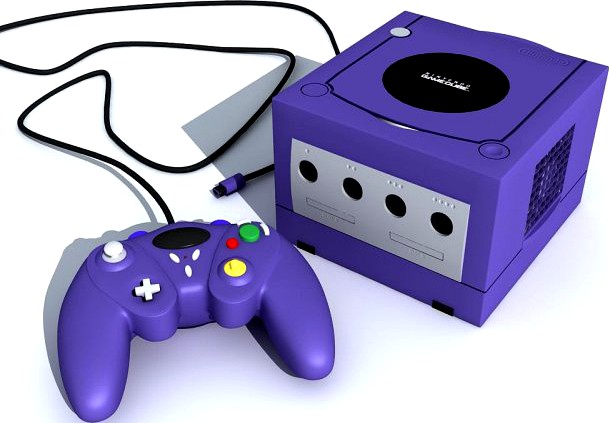 Game Cube and Controller 3D Model