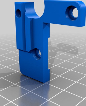 Adjustable BL-Touch sensor mount for Ender 3 and CR10 REMIX - 1mm Thicker mount