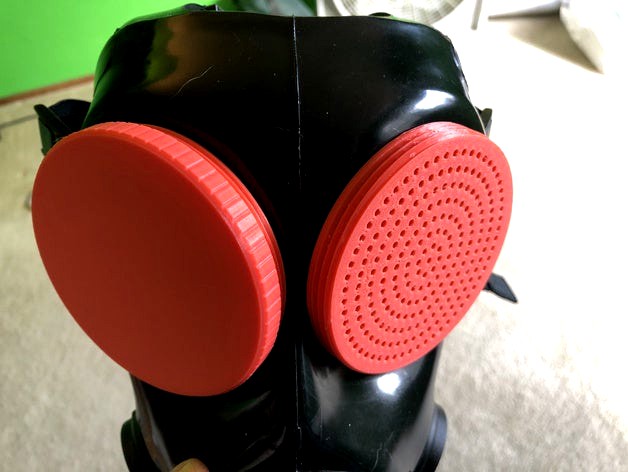 FM12 Gas Mask Lens Cap System