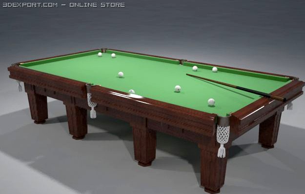 billiard table for the pyramid 3D Model