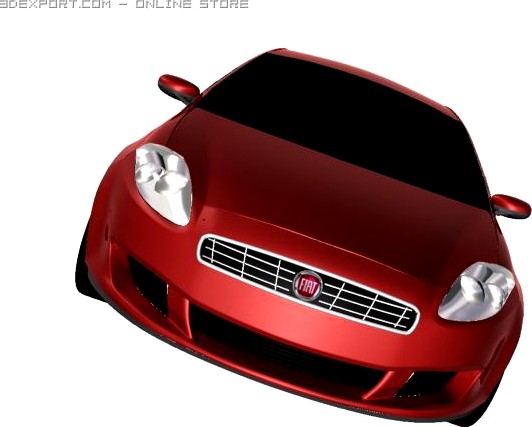 Fiat Bravo 2007 3D Model