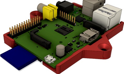 Raspberry Pi Model B - simplistic case