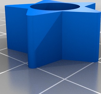 WS2811 8mm Led Diffuser Star