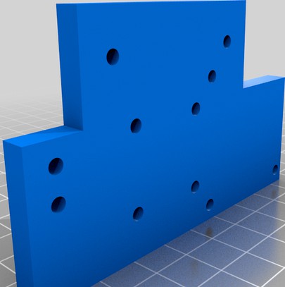 Aluminum Hemera Carriage Mount Plate