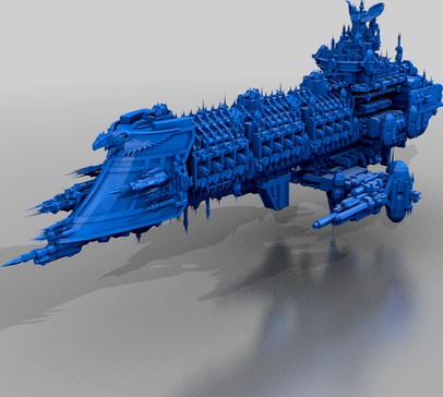 imperium fleet mothership - bfg - revisit