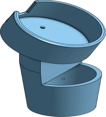 Echo dot 2 car cup mount bracket