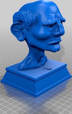 Old Man Bust